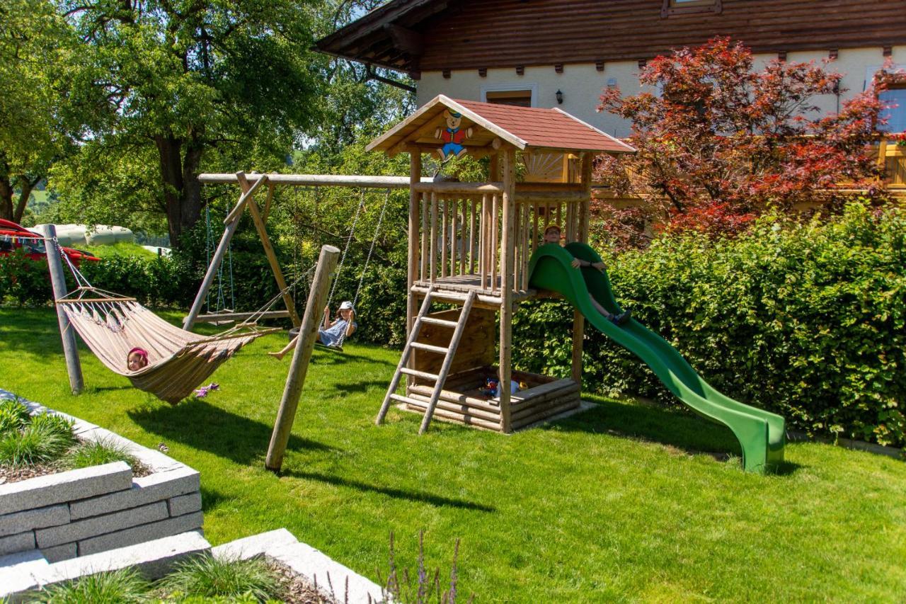 Kinderbauernhof Salmanner Steinbach an der Steyr Exterior foto